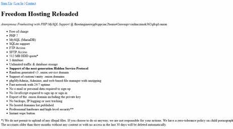 Freedom Hosting Reloaded