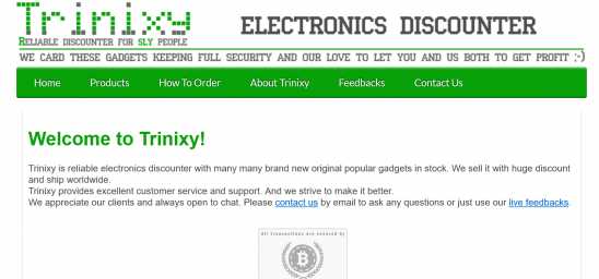 TRINIXY ELECTRONICS DISCOUNTER